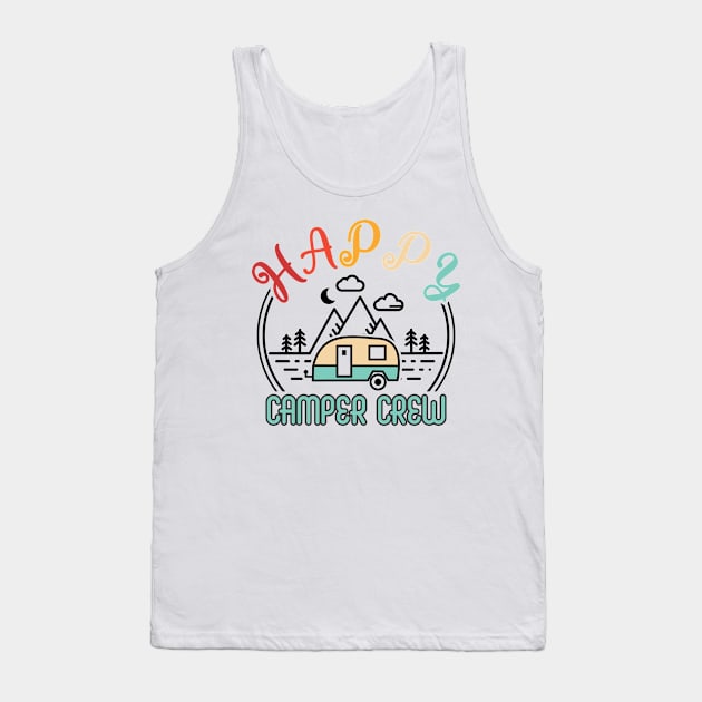 Happy Camper Crew Tank Top by blessedpixel